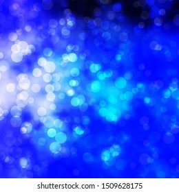 Light Pink, Blue vector pattern with spheres. Abstract decorative design in gradient style with bubbles. New template for a brand book.