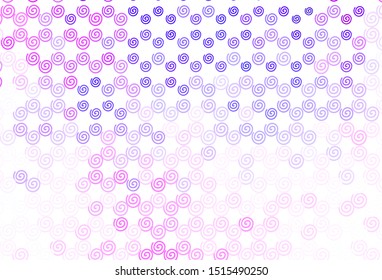 Light Pink, Blue vector pattern with bent lines. Geometric illustration in abstract style with gradient.  Pattern for your business design.