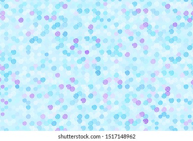 Light Pink, Blue vector pattern with lines. Colorful geometric sample with gradient lines.  New composition for your brand book.
