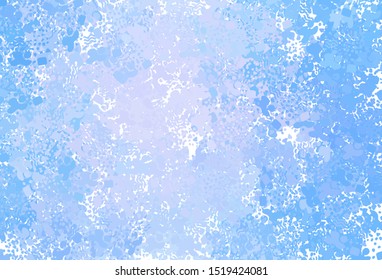 Light Pink, Blue vector pattern with random forms. Illustration with colorful gradient shapes in abstract style. Background for a cell phone.