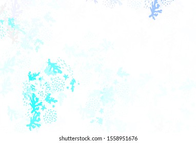 Light Pink, Blue vector pattern with random forms. Colorful chaotic forms with gradient in modern style. Elegant design for wallpapers.