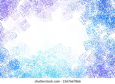 Light Pink, Blue vector pattern with random forms. Decorative design in abstract style with random forms. Simple design for your web site.