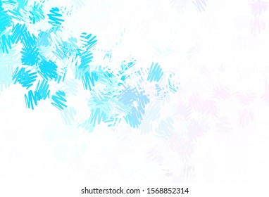 Light Pink, Blue vector pattern with sharp lines. Colorful shining illustration with lines on abstract template. Best design for your ad, poster, banner.
