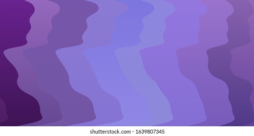 Light Pink, Blue vector pattern with wry lines. Illustration in abstract style with gradient curved.  Design for your business promotion.