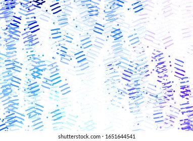 Light Pink, Blue vector pattern with sharp lines. Modern geometrical abstract illustration with Lines. Smart design for your business advert.