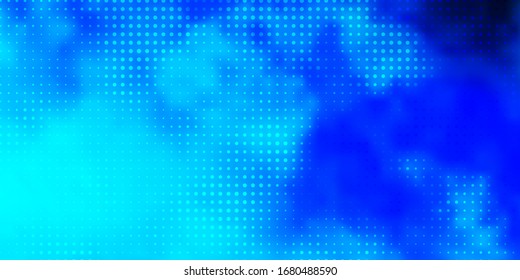 Light Pink, Blue vector pattern with spheres. Illustration with set of shining colorful abstract spheres. Pattern for websites.