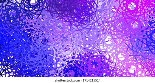 Light Pink, Blue vector pattern with abstract shapes. Colorful abstract forms with gradient in simple style. Modern design for your ads.