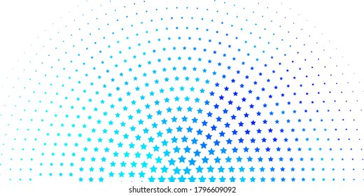 Light Pink, Blue vector pattern with abstract stars. Modern geometric abstract illustration with stars. Pattern for new year ad, booklets.