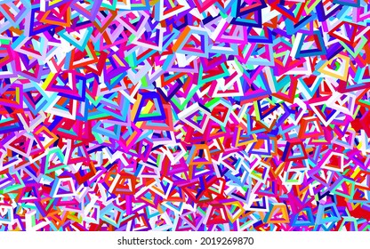 Light Pink, Blue vector pattern with random forms. Decorative design in abstract style with random forms. Simple design for your web site.