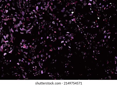 Light Pink, Blue vector pattern with chaotic shapes. Colorful chaotic forms with gradient in modern style. Simple design for your web site.