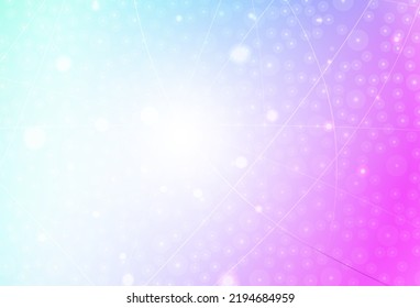 Light Pink, Blue vector pattern with sharp lines. Glitter abstract illustration with colorful sticks. Smart design for your business advert.