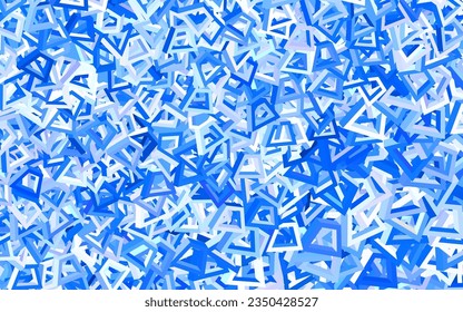 Light Pink, Blue vector pattern with random forms. Colorful chaotic forms with gradient in modern style. Elegant design for wallpapers.