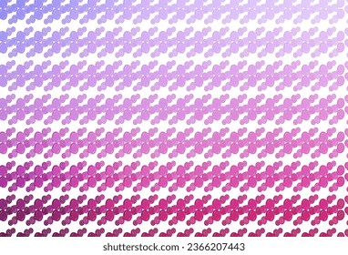 Light Pink, Blue vector pattern with lamp shapes. Shining illustration, which consist of blurred lines, circles. The best blurred design for your business.