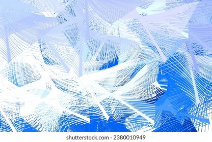 Light Pink, Blue vector pattern with random forms. Decorative design in abstract style with random forms. Modern design for your business card.