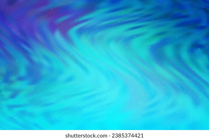 Light Pink, Blue vector pattern with night sky stars. Blurred decorative design in simple style with galaxy stars. Template for cosmic backgrounds.