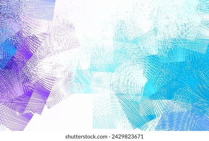 Light Pink, Blue vector pattern with lines. A sample with colorful lines, shapes. Best design for your business.