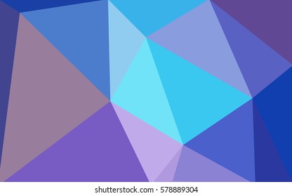 Light Pink, Blue vector Pattern.  triangular template. Geometric sample. Repeating routine with triangle shapes. New texture for your design. Pattern can be used for background.