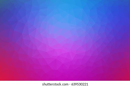 Light Pink, Blue vector Pattern.  triangular template. Geometric sample. Repeating routine with triangle shapes. New texture for your design. Pattern can be used for background.