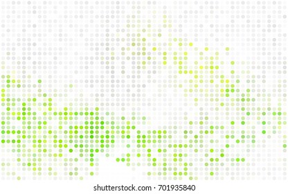 Light Pink, Blue vector pattern with colored spheres. Geometric sample of repeating circles on white background in halftone style.