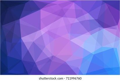 Light Pink, Blue vector Pattern.  triangular template. Geometric sample. Repeating routine with triangle shapes. New texture for your design. Pattern can be used for background.