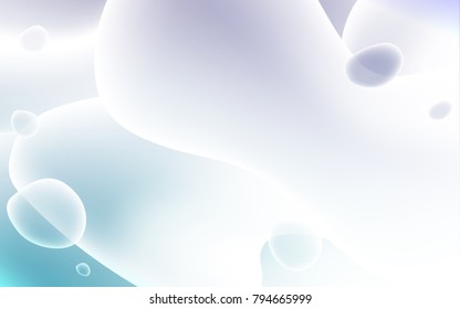 Light Pink, Blue vector pattern with bent ribbons. Modern gradient abstract illustration with bandy lines. The template for cell phone backgrounds.