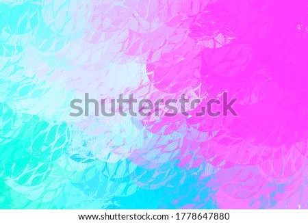 Light Pink, Blue vector pattern with random forms. Decorative design in abstract style with random forms. Best smart design for your business.