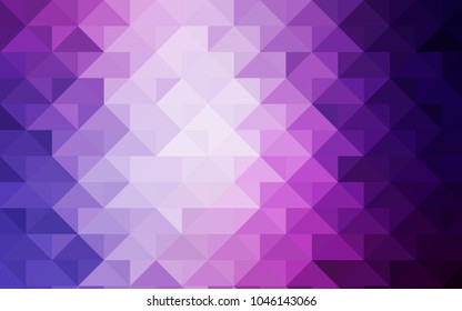 Light Pink, Blue vector polygon abstract template. Modern geometrical abstract illustration with gradient. Brand-new design for your business.