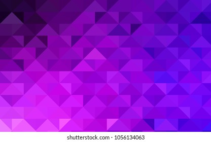 Light Pink, Blue vector polygon abstract template. Shining colored illustration in a brand-new style. The textured pattern can be used for background.