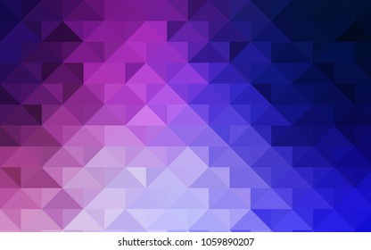 Light Pink, Blue vector polygon abstract template. Colorful abstract illustration with gradient. The completely new template can be used for your brand book.