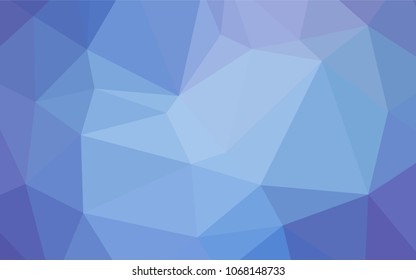 Light Pink, Blue vector polygon abstract layout. Creative geometric illustration in Origami style with gradient. A new texture for your design.