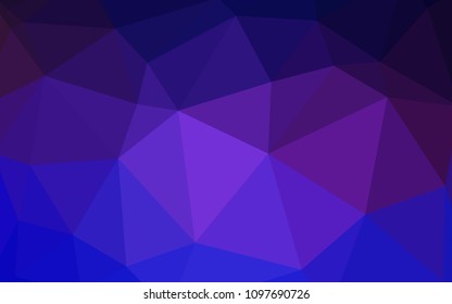 Light Pink, Blue vector polygon abstract background. Creative geometric illustration in Origami style with gradient. Textured pattern for your backgrounds.
