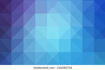 Light Pink, Blue vector polygon abstract background. Geometric illustration in Origami style with gradient.  Brand new style for your business design.