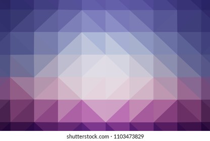 Light Pink, Blue vector polygon abstract backdrop. Polygonal abstract illustration with gradient. Completely new template for your banner.