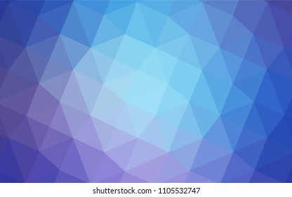 Light Pink, Blue vector polygon abstract layout. Colorful illustration in abstract style with gradient. Brand-new design for your business.