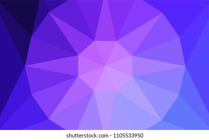 Light Pink, Blue vector polygon abstract backdrop with a gem in a centre. Colorful illustration in a polygonal style. Brand new style for your business design.