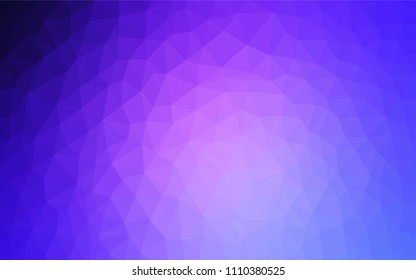 Light Pink, Blue vector polygon abstract background. Geometric illustration in Origami style with gradient.  A new texture for your web site.