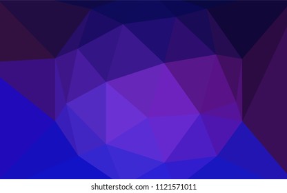 Light Pink, Blue vector polygon abstract background. Colorful abstract illustration with triangles. New template for your brand book.