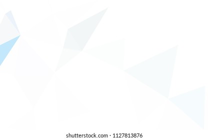 Light Pink, Blue vector polygon abstract background. Colorful illustration in polygonal style with gradient. Triangular pattern for your design.