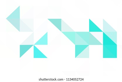 Light Pink, Blue vector polygon abstract backdrop. Colorful illustration in abstract style with triangles. Brand new design for your business.