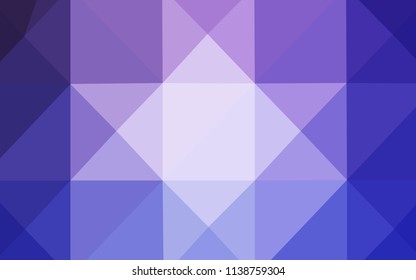 Light Pink, Blue vector polygon abstract backdrop. Creative illustration in halftone style with gradient. That pattern can be used as a part of a brand book.