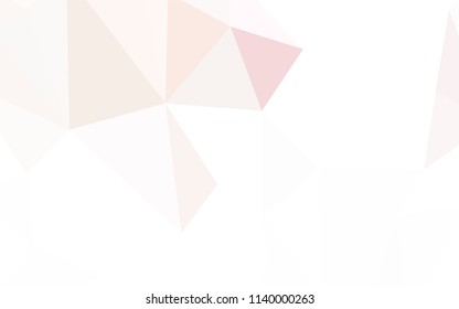 Light Pink, Blue vector polygon abstract layout. Triangular geometric sample with gradient.  Brand new style for your business design.