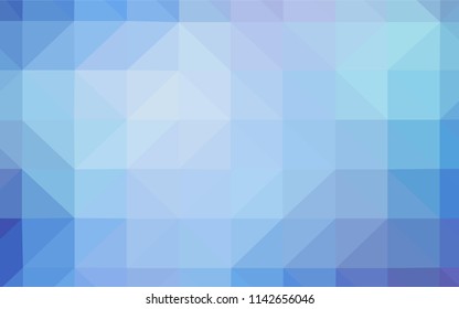 Light Pink, Blue vector polygon abstract background. Colorful illustration in polygonal style with gradient. New template for your brand book.