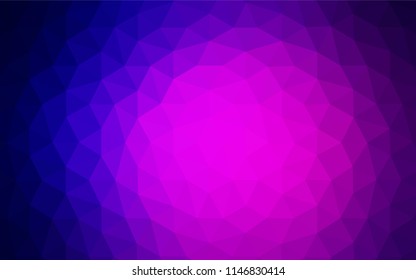 Light Pink, Blue vector polygon abstract background. A completely new color illustration in a polygonal style. Pattern for a brand book's backdrop.