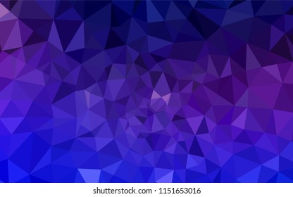 Light Pink, Blue vector polygon abstract background. Colorful illustration in abstract style with triangles. Brand new style for your business design.
