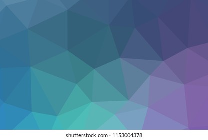 Light Pink, Blue vector polygon abstract backdrop. Colorful abstract illustration with triangles. Brand new design for your business.