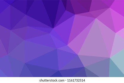 Light Pink, Blue vector polygon abstract layout. A sample with polygonal shapes. The template for cell phone's backgrounds.