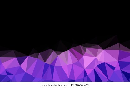 Light Pink, Blue vector polygon abstract layout. Creative geometric illustration in low poly style with gradient. A completely new design for your business.