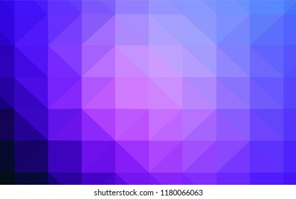 Light Pink, Blue vector polygon abstract backdrop. A completely new color illustration in a polygonal style. Brand new design for your business.