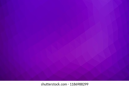 Light Pink, Blue vector polygon abstract background. Creative illustration in halftone style with gradient. A completely new template for your business design.