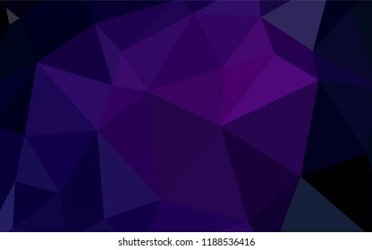 Light Pink, Blue vector polygon abstract background. Modern abstract illustration with triangles. Pattern for a brand book's backdrop.